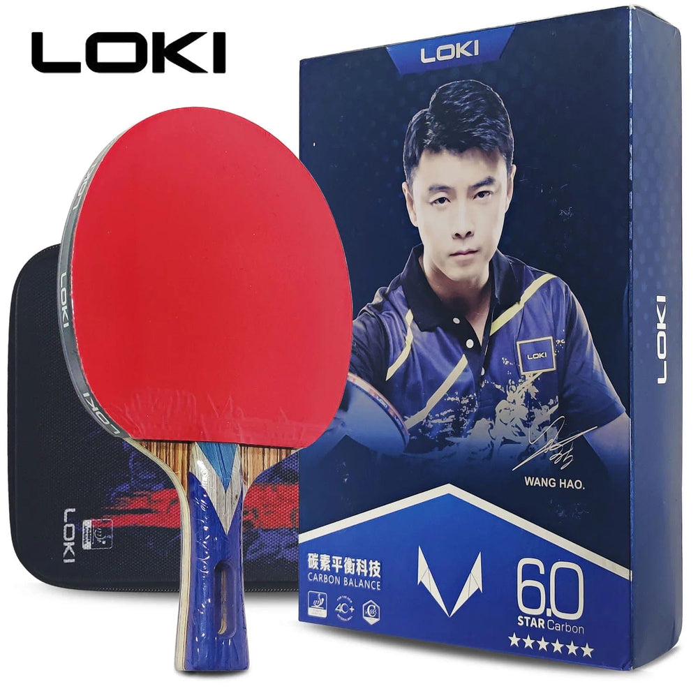 Rakietka do tenisa stołowego Planet Gates Loki RXTON R-Series 5/6/7 Star Carbon Balance Offensive Ping Pong Racket Professional Hollow Handle