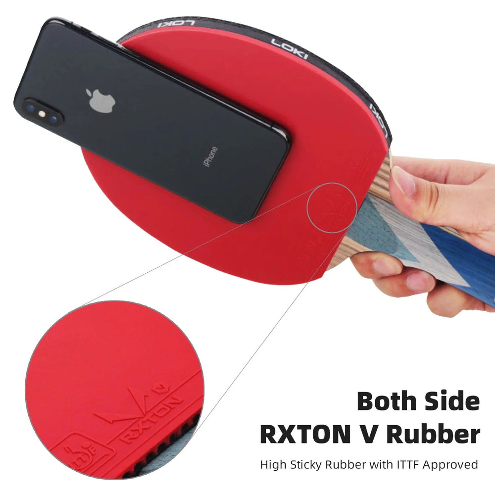 Rakietka do tenisa stołowego Planet Gates Loki RXTON R-Series 5/6/7 Star Carbon Balance Offensive Ping Pong Racket Professional Hollow Handle