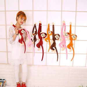 Planet Gates Long Arm Ape Monkey Plush Toys Cartoon Aniaml Chimpanzee Stuffed Doll Birthday Gift for Kids Girl Size 60-65cm