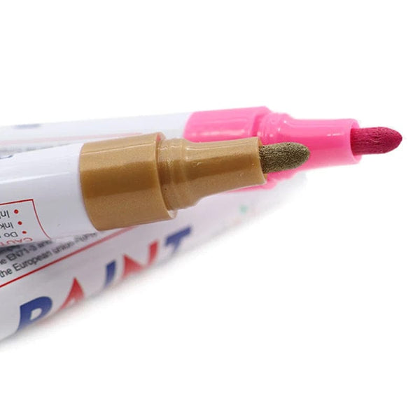 Planet Gates Long nib marker 2Pc Car Scratch Repair Pen Auto Touch Up Paint Pen Fill Remover Vehicle Tyre Paint Marker Clear Kit for Car Styling Scratch Fix Care