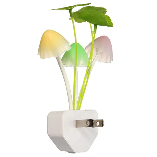 Planet Gates Lotus Leaf US Plug Floral Sensor LED abajur infantil European Plug Dreambed Illumination Mushroom Night Light Home Decor Romantic