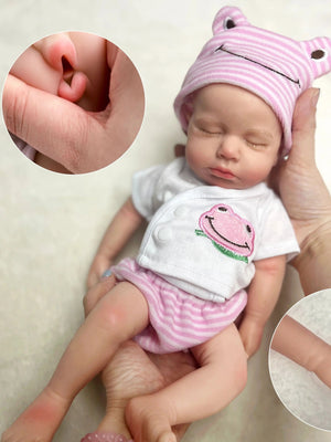Planet Gates Loulou Can Open mouth Reborn Doll Baby Full Body Soft Silicone Bebe Doll Boy And Girl For Choose