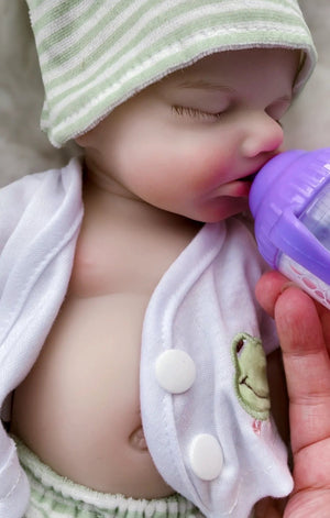 Planet Gates Loulou Can Open mouth Reborn Doll Baby Full Body Soft Silicone Bebe Doll Boy And Girl For Choose