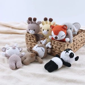 Planet Gates Lovely Crocheted Stuffed Animal Toy Handmade Gift Couch Desktop Decoration Cartoon Baby Shower Gift Crocheted Toy Dropshipping