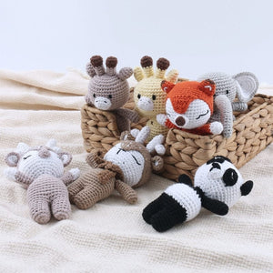 Planet Gates Lovely Crocheted Stuffed Animal Toy Handmade Gift Couch Desktop Decoration Cartoon Baby Shower Gift Crocheted Toy Dropshipping