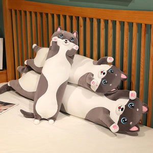 Planet Gates Lovely Husky Stuffed Animals, Dogs, Throw pillows Side Sleeping Body PillowLong Pillow Children Adult Birthday Present Cute Gift