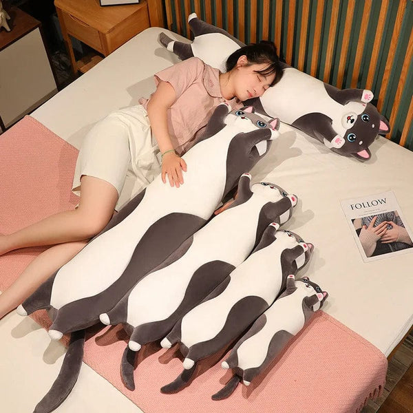 Planet Gates Lovely Husky Stuffed Animals, Dogs, Throw pillows Side Sleeping Body PillowLong Pillow Children Adult Birthday Present Cute Gift