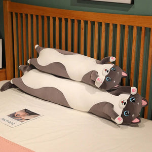 Planet Gates Lovely Husky Stuffed Animals, Dogs, Throw pillows Side Sleeping Body PillowLong Pillow Children Adult Birthday Present Cute Gift