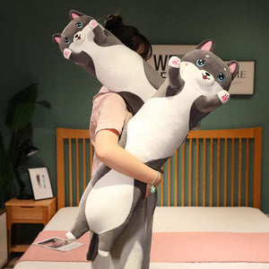 Planet Gates Lovely Husky Stuffed Animals, Dogs, Throw pillows Side Sleeping Body PillowLong Pillow Children Adult Birthday Present Cute Gift