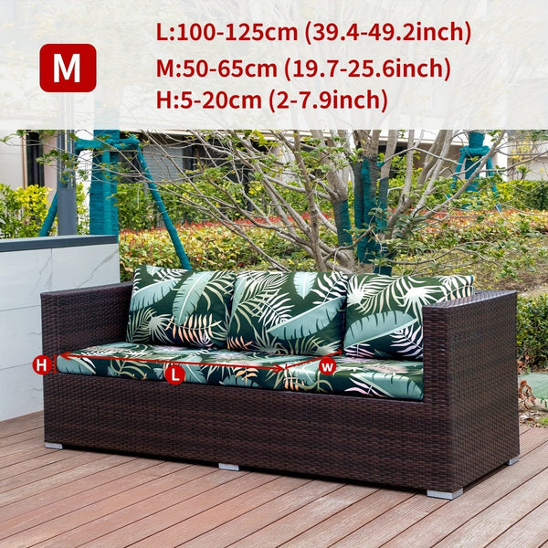 Planet Gates Loveseat / Green Forest 1pc Outdoor Printed Animal Leaves Floral Boho Style Coconut Printed Sofa Cover Couch Cover Furniture Protective Cover Home Decor Sofa Protector