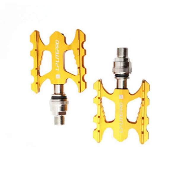 Planet Gates LP Litepro Folding Bike Quick Release Pedal Ultra-light Aluminum Alloy MTB Road Bike Non-slip For Brompton Fnhon Bicycle Pedal