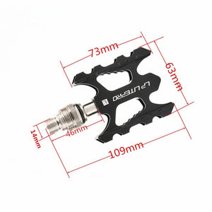 Planet Gates LP Litepro Folding Bike Quick Release Pedal Ultra-light Aluminum Alloy MTB Road Bike Non-slip For Brompton Fnhon Bicycle Pedal