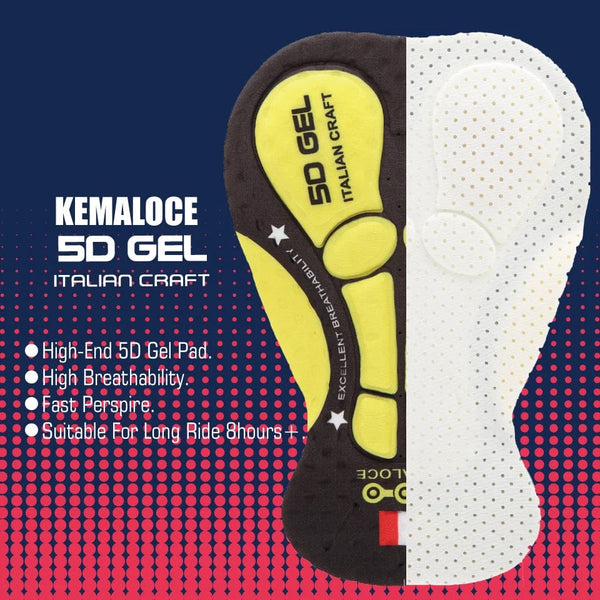 Planet Gates LS-GREY / XL KEMALOCE Men Cycling Pants Summer&Autumn Quick Dry Blue/Black/Grey Gel Pad MTB Bike Bib Pants High End Breathable Long Tights