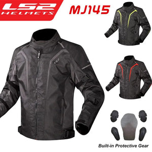 Planet Gates LS2 Original Motorcycle Jacket Pants Riding Clothing Set Windproof Warm Motorbike Jacket Men Anti-fall CE Level Motocross Jacket