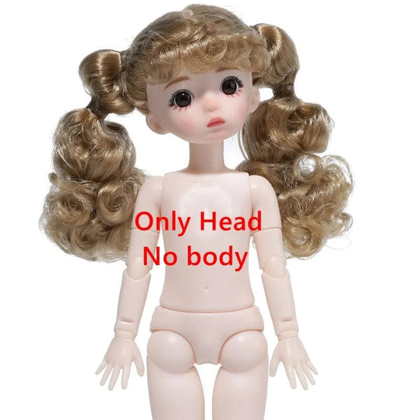 Planet Gates LTFP100-1-tou Adollya Heads for 30cm 1/6 BJD Dolls Accessories Head with Eyes Makeup Handmade Beauty Toys for Girls Christmas Gifts for Kid