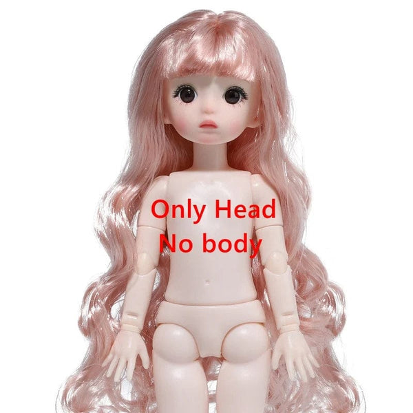 Planet Gates LTFP100-4-tou Adollya Heads for 30cm 1/6 BJD Dolls Accessories Head with Eyes Makeup Handmade Beauty Toys for Girls Christmas Gifts for Kid