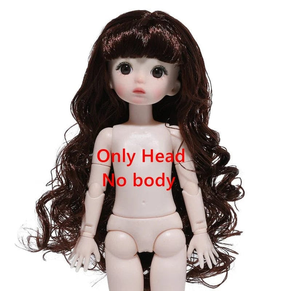 Planet Gates LTFP100-5-tou Adollya Heads for 30cm 1/6 BJD Dolls Accessories Head with Eyes Makeup Handmade Beauty Toys for Girls Christmas Gifts for Kid