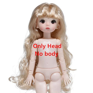 Planet Gates LTFP100-6-tou Adollya Heads for 30cm 1/6 BJD Dolls Accessories Head with Eyes Makeup Handmade Beauty Toys for Girls Christmas Gifts for Kid