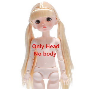 Planet Gates LTFP100-7-tou Adollya Heads for 30cm 1/6 BJD Dolls Accessories Head with Eyes Makeup Handmade Beauty Toys for Girls Christmas Gifts for Kid