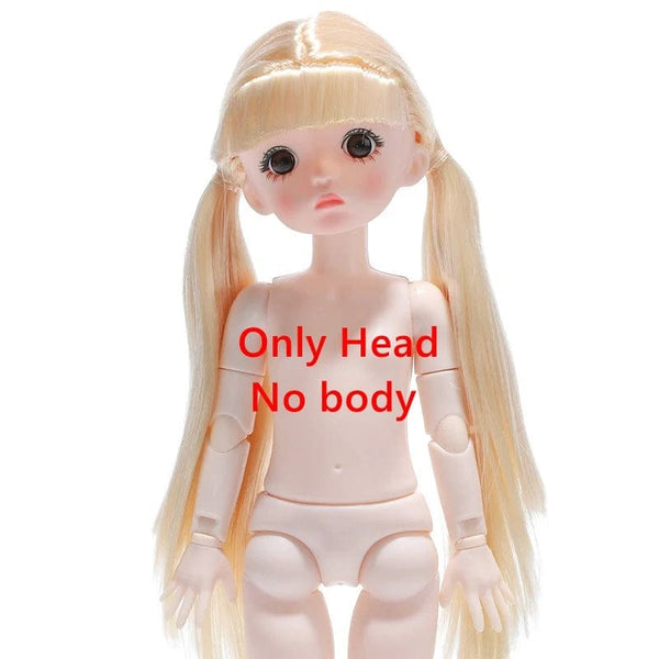 Planet Gates LTFP100-7-tou Adollya Heads for 30cm 1/6 BJD Dolls Accessories Head with Eyes Makeup Handmade Beauty Toys for Girls Christmas Gifts for Kid