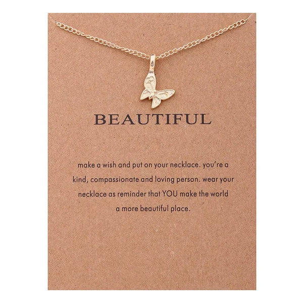 Planet Gates Lucky Horseshoe New Trendy Alloy Cute Elegant Sun Love Star Leaves Clover Unicorn Luck Pendant Necklaces for Women Fashion Accessories Jewelry