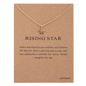 Planet Gates Lucky Horseshoe New Trendy Alloy Cute Elegant Sun Love Star Leaves Clover Unicorn Luck Pendant Necklaces for Women Fashion Accessories Jewelry