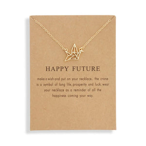 Planet Gates Lucky Horseshoe New Trendy Alloy Cute Elegant Sun Love Star Leaves Clover Unicorn Luck Pendant Necklaces for Women Fashion Accessories Jewelry