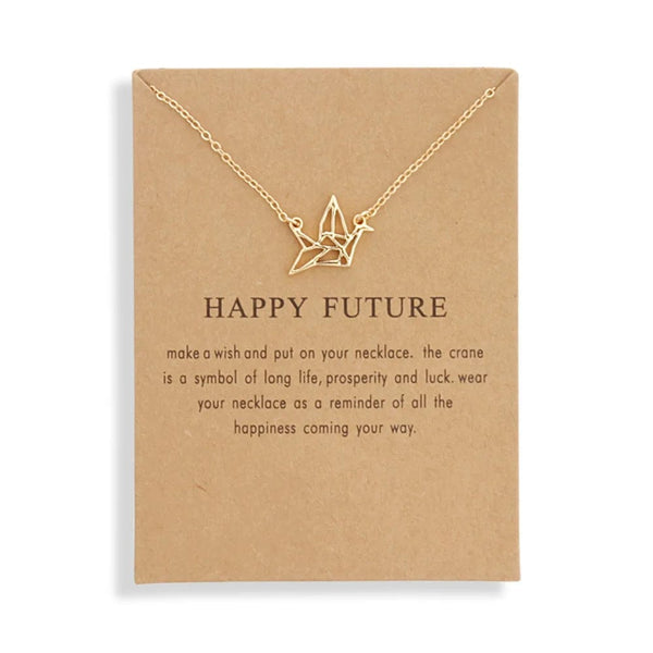 Planet Gates Lucky Horseshoe New Trendy Alloy Cute Elegant Sun Love Star Leaves Clover Unicorn Luck Pendant Necklaces for Women Fashion Accessories Jewelry