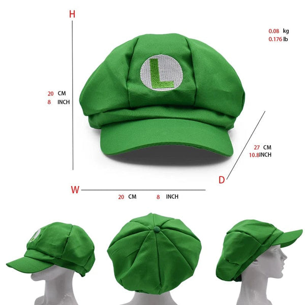 Planet Gates luigi hat green / CHINA 41 Styles Mario Plush Toys Goomba Toad Yoshi Boo Kamek Shy Guy Nabbit Koopa Troopa Ice Flower Anime Stuffed Cartoon Peluche Doll