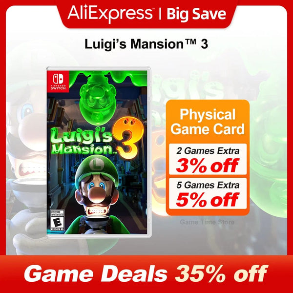Planet Gates Luigi’s Mansion 3 Nintendo Switch Game Deals 100% Official Original Physical Game Card Adventure Genre for Switch OLED Lite