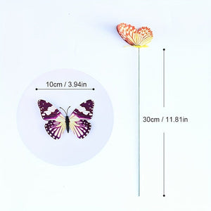 Planet Gates Luminous 10CM Stakes 10pcs Glow in the Dark Garden Beauty: 10pcs Luminous Butterfly Stakes for Outdoor Decor