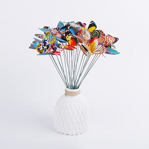 Planet Gates Luminous 10CM Stakes 10pcs Glow in the Dark Garden Beauty: 10pcs Luminous Butterfly Stakes for Outdoor Decor