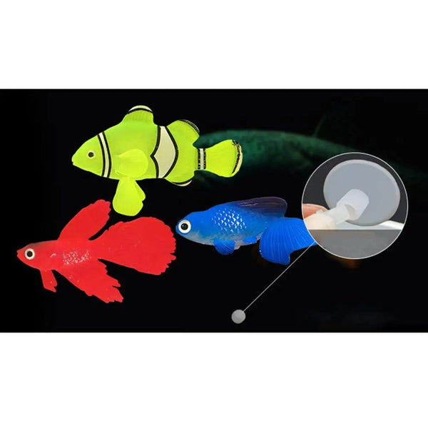 Planet Gates Luminous Artificial Simulation Goldfish Silicone Floating Fake Fish For Aquarium Fish Tank Decoration Fishbowl Ornaments Decor