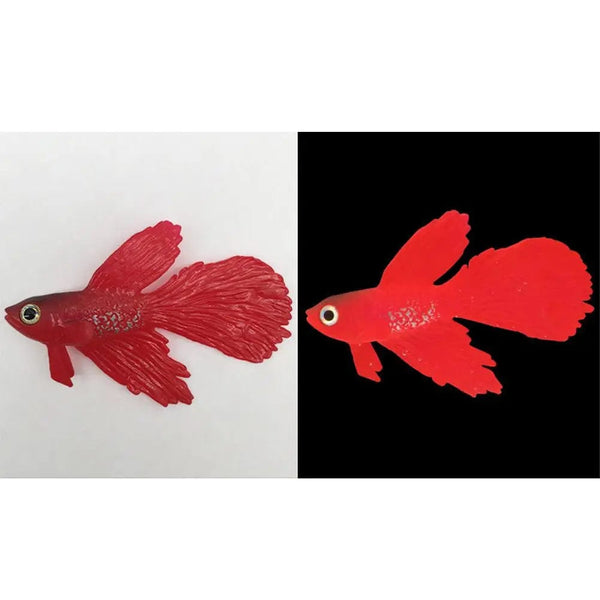 Planet Gates Luminous Artificial Simulation Goldfish Silicone Floating Fake Fish For Aquarium Fish Tank Decoration Fishbowl Ornaments Decor
