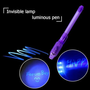 Planet Gates Luminous Light Invisible Ink Pen Highlighter Pen Drawing Secret Learning Magic Pen for Kids Party Favors Ideas Gifts Novelty Toy