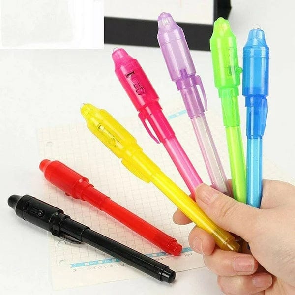 Planet Gates Luminous Light Invisible Ink Pen Highlighter Pen Drawing Secret Learning Magic Pen for Kids Party Favors Ideas Gifts Novelty Toy