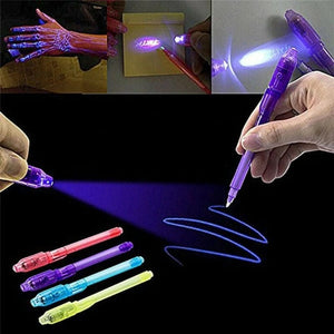 Planet Gates Luminous Light Invisible Ink Pen Highlighter Pen Drawing Secret Learning Magic Pen for Kids Party Favors Ideas Gifts Novelty Toy