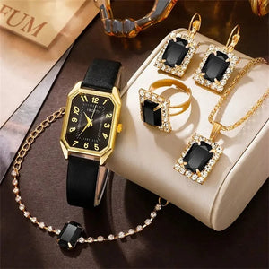 Planet Gates Luxury Fashion Square Women's Watches Brand Ladies Quartz Wristwatch Classic Simple Femme Blue Leather Band Relogio Feminino