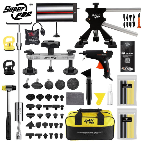 Planet Gates Luxury kit / CHINA Super PDR Tool Car Dent Removal Kit Paintless Dent Repair Kits Dent Puller Suckers Suction Cup for Cars Body Denting Auto tools