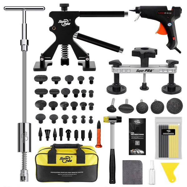 Planet Gates Luxury kit / CHINA Super PDR Tool Car Dent Removal Kit Paintless Dent Repair Kits Dent Puller Suckers Suction Cup for Cars Body Denting Auto tools