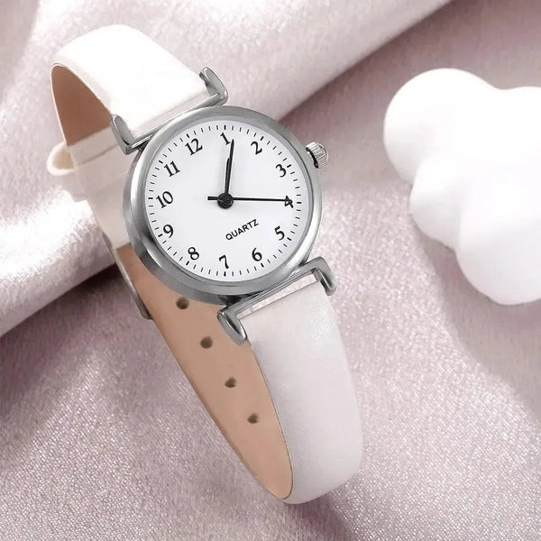 Planet Gates Luxury ladies bracelet quartz watch women watch bracelet set white dial simple leather luxury ladies watch