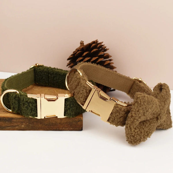 Planet Gates Luxury Personalized Dog Collar Harness Leash set custom，custom Logo detachable dog bow tie collar，dog collar leash diy