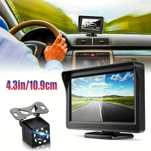 Planet Gates LY065 Car Monitor Camera 4.3-inch Display HD Reversing Rearview Camera Car Reversing Kit For Car Pickup Universal