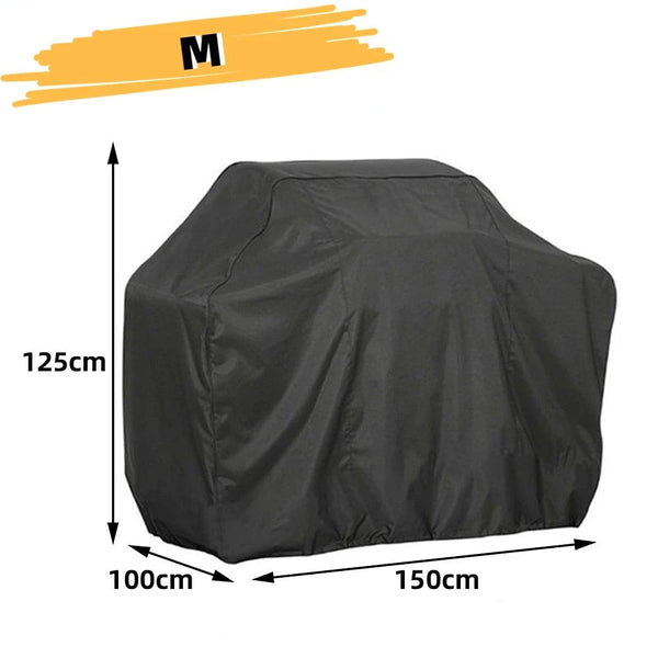 Planet Gates M  125x100x150cm BBQ Cover Outdoor Dust Waterproof Weber Heavy Duty Grill Cover Rain Protective Outdoor Barbecue Cover Round
