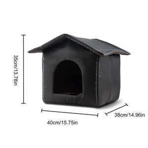Planet Gates M / CHINA Waterproof Outdoor Pet House Thickened Cat Nest Tent Cabin Pet Bed Tent Shelter Cat Kennel Portable Travel Nest Pet Carrier