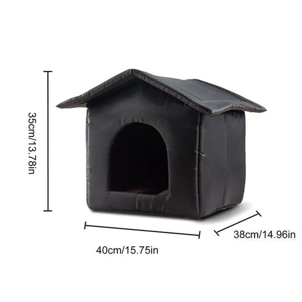 Planet Gates M / CHINA Waterproof Outdoor Pet House Thickened Cat Nest Tent Cabin Pet Bed Tent Shelter Cat Kennel Portable Travel Nest Pet Carrier