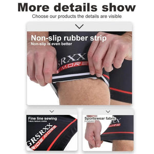 Planet Gates M / Cycling Shorts GRSRXX Cycling Shorts Men's Anti-slip Leg Grips Bike Shorts Shockproof 5D Pad Breathable Riding Bicycle Bib Short Ciclismo