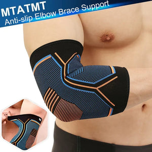 Planet Gates M MTATMT 1Pcs Elbow Brace for Weightlifting Compression Support Reduce Tennis Elbow and Golfers Elbow Pain Relief