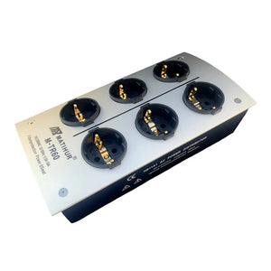Planet Gates M-TR60 / EU Plug HiFi MATIHUR M-TR60 AC Power Filter Socket Noise Reduction Overload Protection Voltage Function Audio Amplifier EU Plug Board