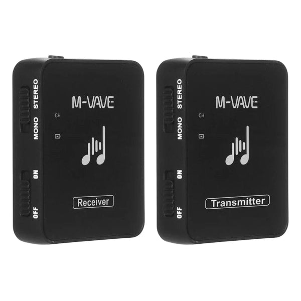 Planet Gates M-VAVE WP-10 2.4GHz Wireless Earphone Monitor Transmission System Rechargeable Transmitter & Receiver Stereo Mono Recording